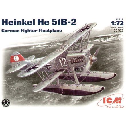 ICM Heinkel He 51B-2 floatplane makett