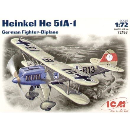 ICM Heinkel He 51A-1 makett