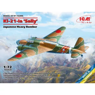   ICM Ki-21-Ia 'Sally', Japanese Heavy Bomber 1:72 repülő makett