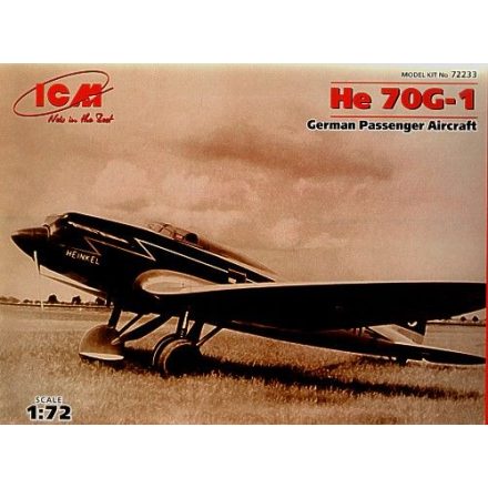 ICM Heinkel He 70G-1 makett