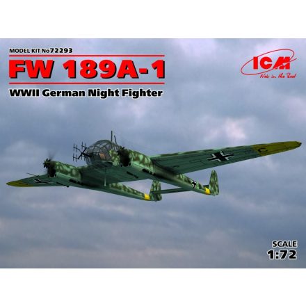 ICM FW 189A-1 WWII German Night Fighter makett