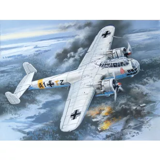 ICM Do 17Z-2 WWII German Bomber 1:72 repülő makett