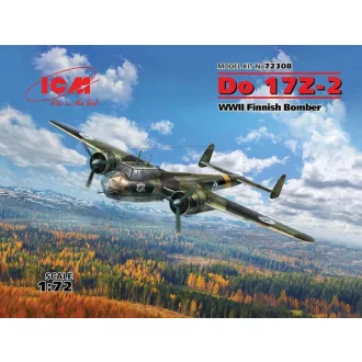 ICM Do 17Z-2, WWII Finnish Bomber 1:72 repülő makett