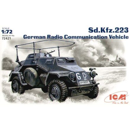 ICM Sd.Kfz.223 radio communication vehicle makett