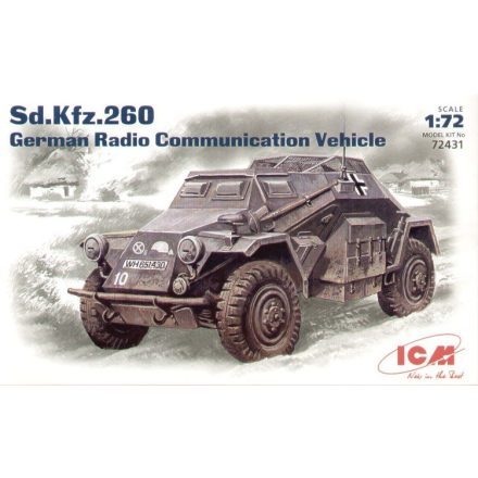 ICM Sd.Kfz.260 Radio communication vehicle makett