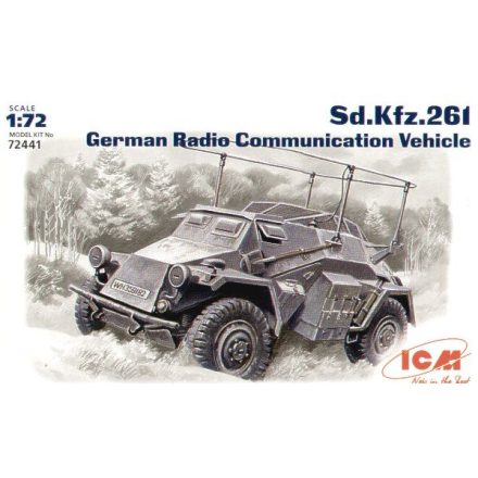 ICM Sd.Kfz.261 radio communication vehicle makett