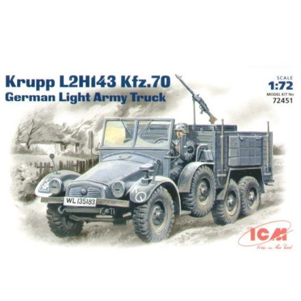 ICM Krupp L2H143 Kfz.70 German Light Truck makett