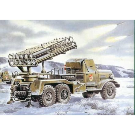 ICM BM-24-12 Soviet Mutiple Launch Rocket System makett