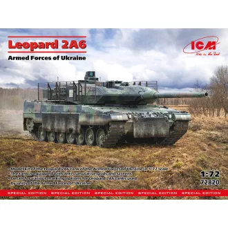   ICM Leopard 2A6 of the Armed Forces of Ukraine 1:72 harcjármű makett
