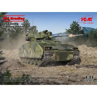   ICM M3 Bradley, US Cavalry Fighting Vehicle 1:72 harcjármű makett