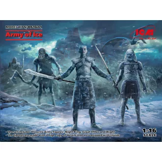   ICM Army of Ice (Night King, Great Other, Wight) 1:16 figura készlet