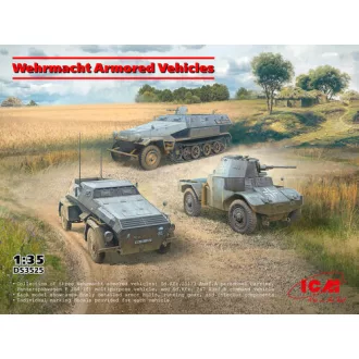   ICM Wehrmacht Armored Vehicles (Sd.Kfz.251/1 / P.204 (f) / Sd.Kfz.247) makett