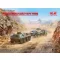 ICM Afghan Motorcade (1979-1989)(URAL-375D, URAL-375A,ATZ-5-375,BTR60PB 1:72 harcjármű makett