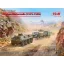 ICM Afghan Motorcade (1979-1989)(URAL-375D, URAL-375A,ATZ-5-375,BTR60PB 1:72 harcjármű makett