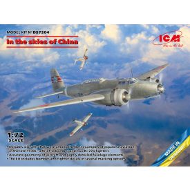 ICM In The Skies Of China (Ki-21-Ia, Two Кі-27а) makett