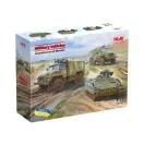ICM Military vechicles of the Armed Forces of Ukraine (SPz Marder 1A3, URAL-43203, BM-21 'Grad') 1:72 harcjármű makett