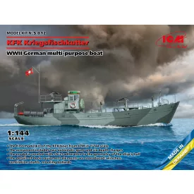   ICM KFK Kriegsfischkutter, WWII German multi-purpose boat makett