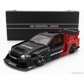   IGNITION MODEL NISSAN SKYLINE ER-34 LB WORKS SUPER SILHOUETTE ADVAN 1996