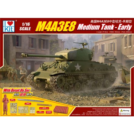 I Love Kit M4A3E8 Medium Tank - Early makett