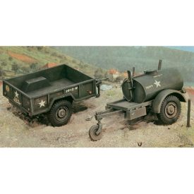 Italeri TankTrailer+M101 KargoTrailer makett