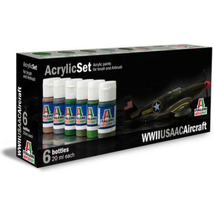 Italeri WWII USAAC Aircraft - Acrylic Set