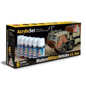 Italeri Modern Military Vehicles U.S./NATO - Acrylic Set