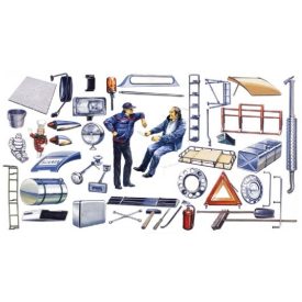 Italeri Truck Shop Accessories makett