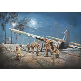 Italeri AS.51 HORSA Mk.I with BRITISH PARATROOPS makett