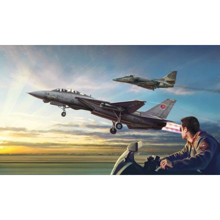 Italeri F-14A vs A-4F TOP GUN makett