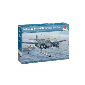   Italeri German Bomber Junkers Ju 88 A-4/17 Torpedo Bomber makett