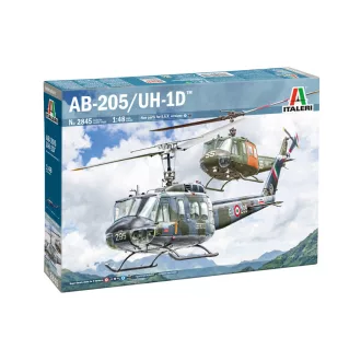   Italeri Agusta-Bell AB-205 / Bell UH-1D - SAR (6 Decals Option) makett