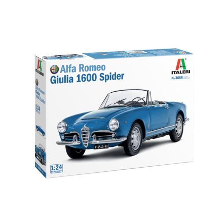 Italeri Alfa Romeo Giulia 1600 Spider makett
