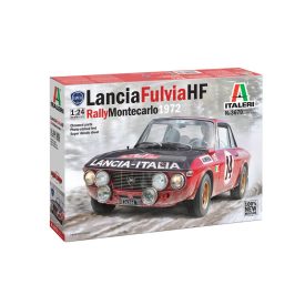 Italeri Lancia Fulvia HF - Rally Monte Carlo 1972 makett