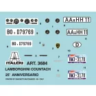 Italeri Lamborghini Countach 25th Anniversary makett