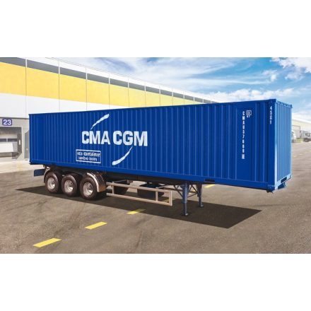 Italeri 40' CONTAINER TRAILER makett