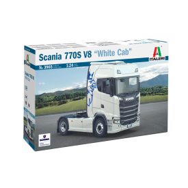 Italeri Scania 770 S V8 "White Cab" makett