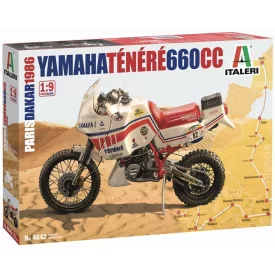 Italeri YAMAHA Ténéré 660cc Paris Dakar 1986 makett