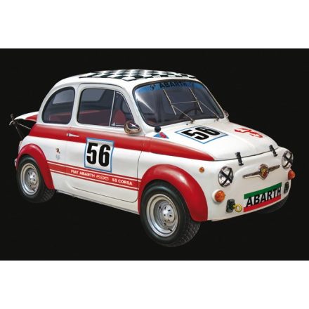 Italeri FIAT Abarth 695SS/Assetto Corsa 1:12 makett