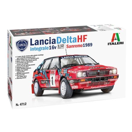 Italeri Lancia Delta HF Integrale Sanremo 1989 1:12 makett