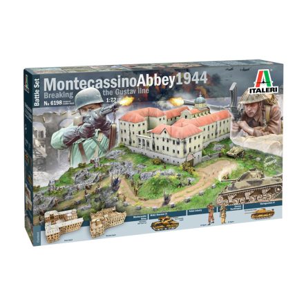 Italeri Montecassino Abbey 1944 Breaking the Gustav Line - BATTLE SET