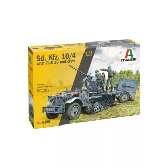 Italeri SD.KFZ.10/4 with FLAK 30 and crew makett