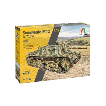 Italeri Semovente M42 da 75/34 (Upgraded Edition) makett