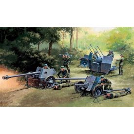 Italeri German Guns Set: PAK35-PAK40-FLAK38 makett