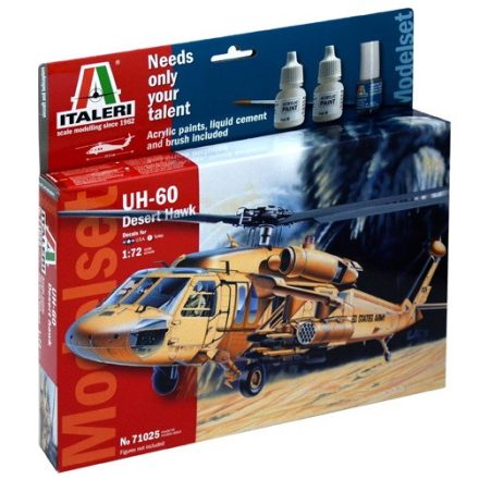 Italeri Model Set UH-60 Desert Hawk makett