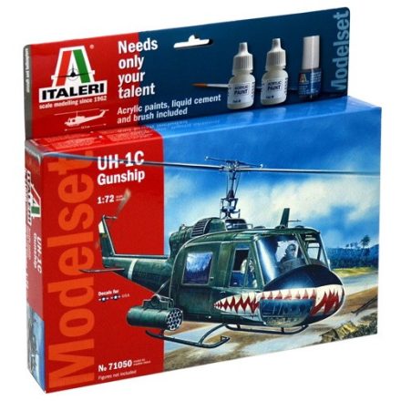Italeri Model Set UH-1C Gunship makett