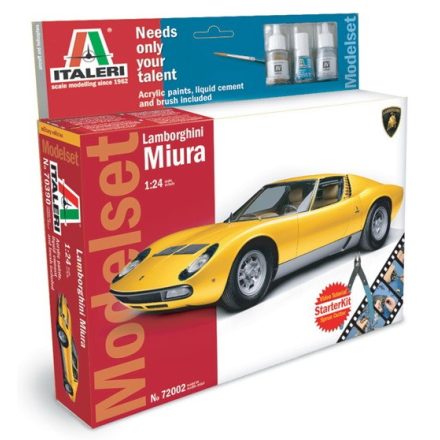 Italeri Model Set Lamborghini Miura makett