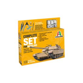 Italeri M1A1 Abrams - Starter kit makett