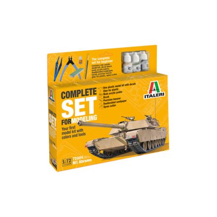 Italeri M1A1 Abrams - Starter kit makett