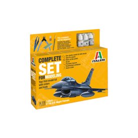 Italeri Model Set F-16 C/D Night Falcon makett