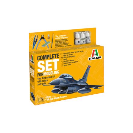 Italeri Model Set F-16 C/D Night Falcon makett